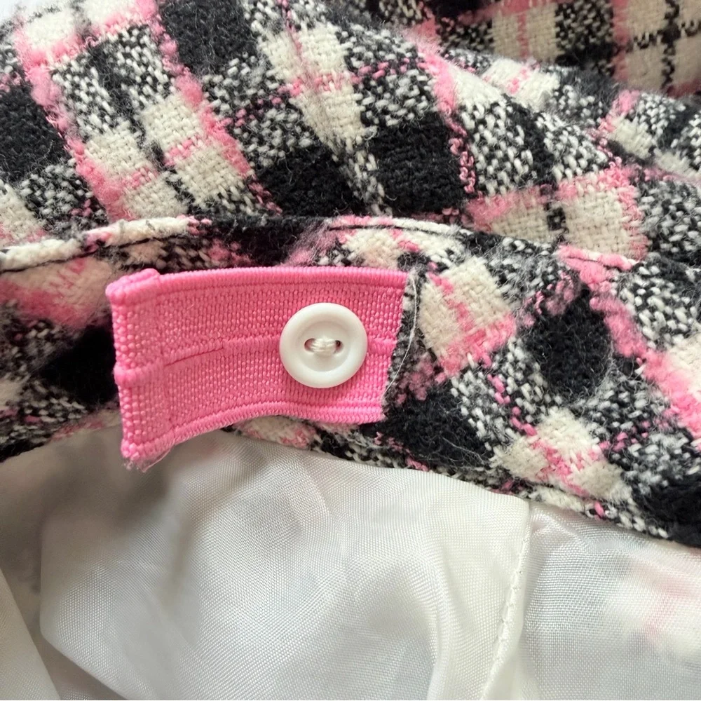 Mezzo Piano Skirt plaid bow pink  lace kawaii gal Jfashion jirai kei Liz Lisa
